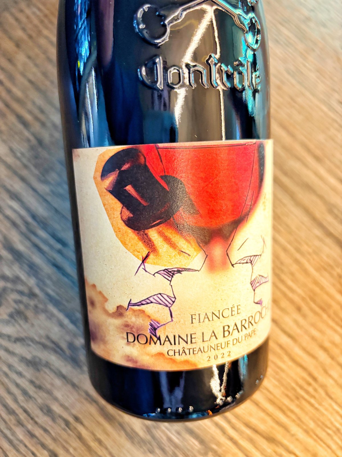 Julien Barrot Chateauneuf du Pape FIANCEE Rouge  0.75l. 2022 AOC